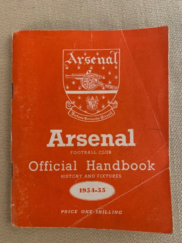 1954/55 - ARSENAL OFFICIAL HANDBOOK 1954/55