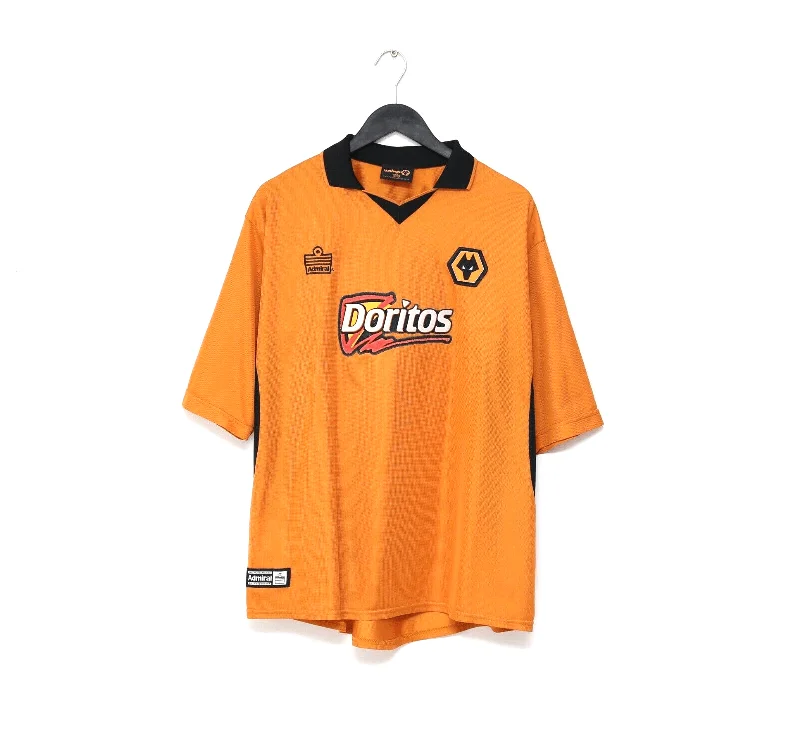 2002/04 WOLVERHAMPTON WANDERERS Admiral Home Football Shirt (XL) Wolves Doritos