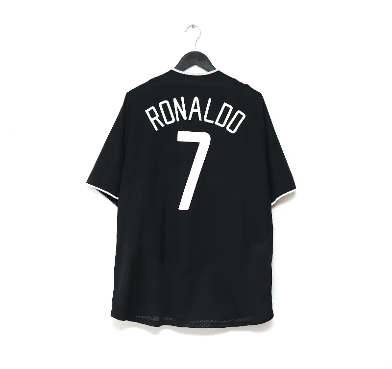 2003/04 RONALDO #7 Manchester United Vintage Nike Away Football Shirt (XXL)