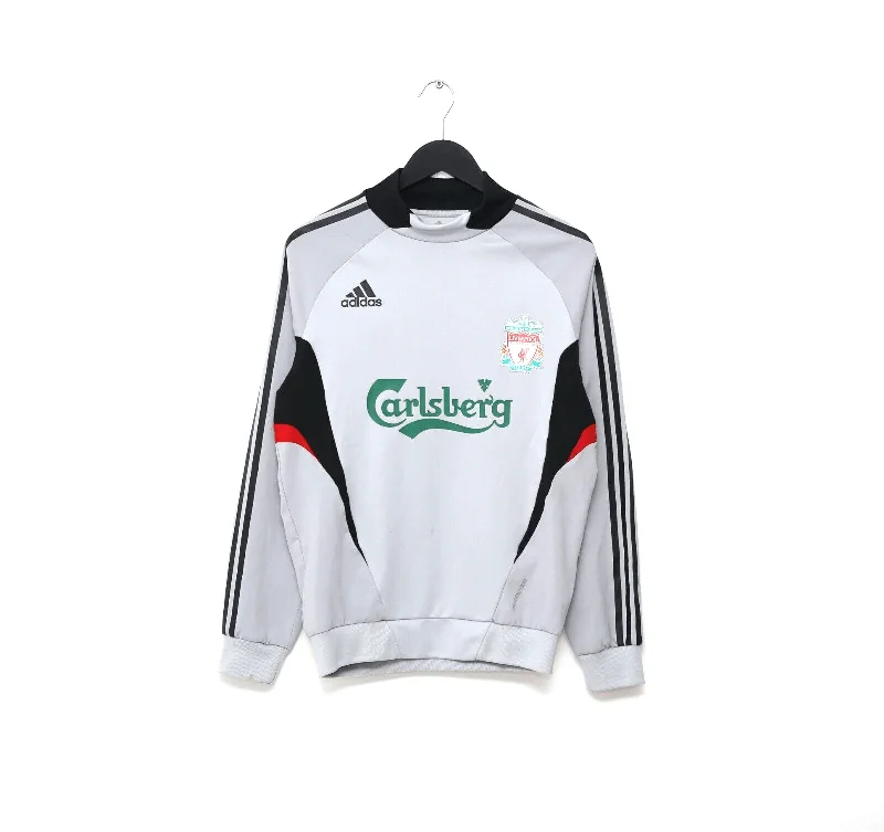 2008/09 LIVERPOOL adidas Formotion Football Player Issue Sweatshirt Top (S)