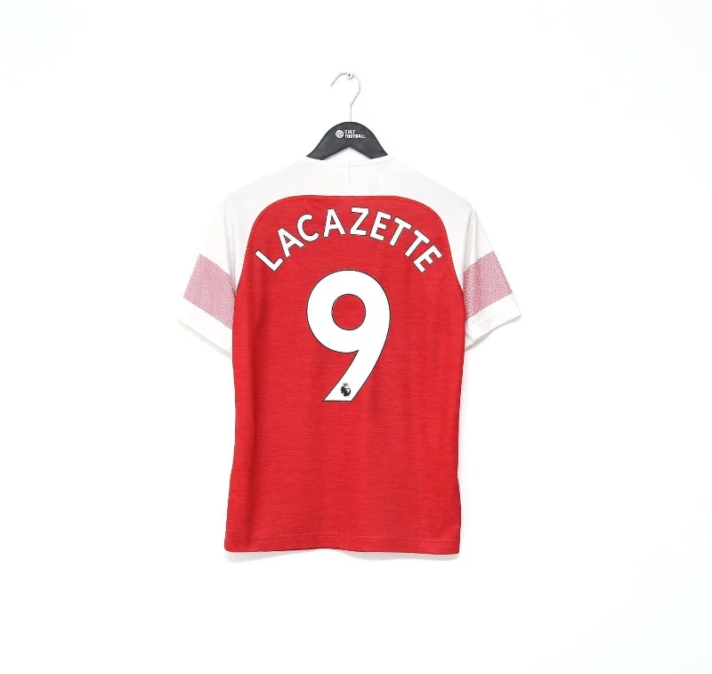 2018/19 LACAZETTE #9 Arsenal Vintage PUMA Home Football Shirt (S)