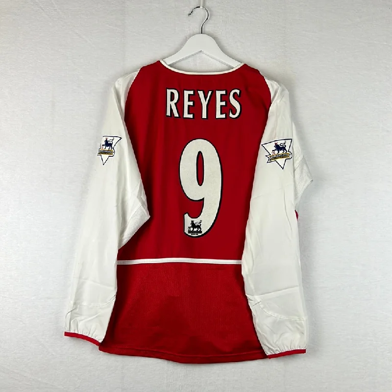 Arsenal 2003/2004 Match Worn Home Shirt - Reyes 9 - Long Sleeve