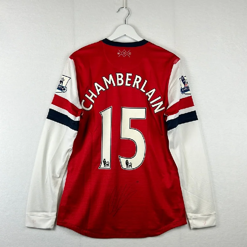 Arsenal 2012/2013 Match Worn Home Shirt - 15 Oxlade-Chamberlain