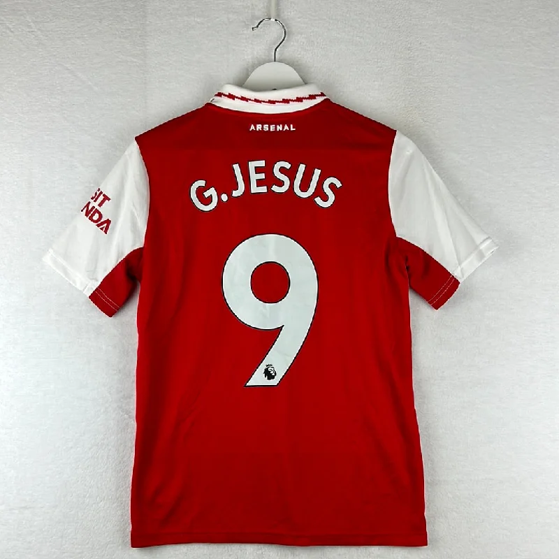 Arsenal 2022 2023 Youth Home Shirt - BNWT - G.Jesus 9