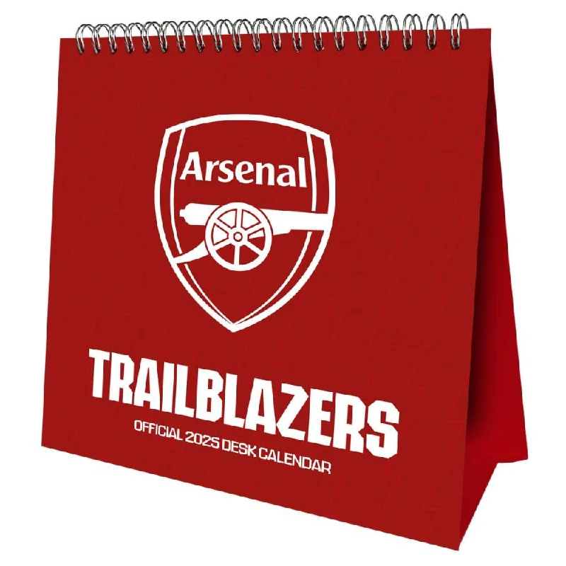 Arsenal FC Desktop Calendar 2025