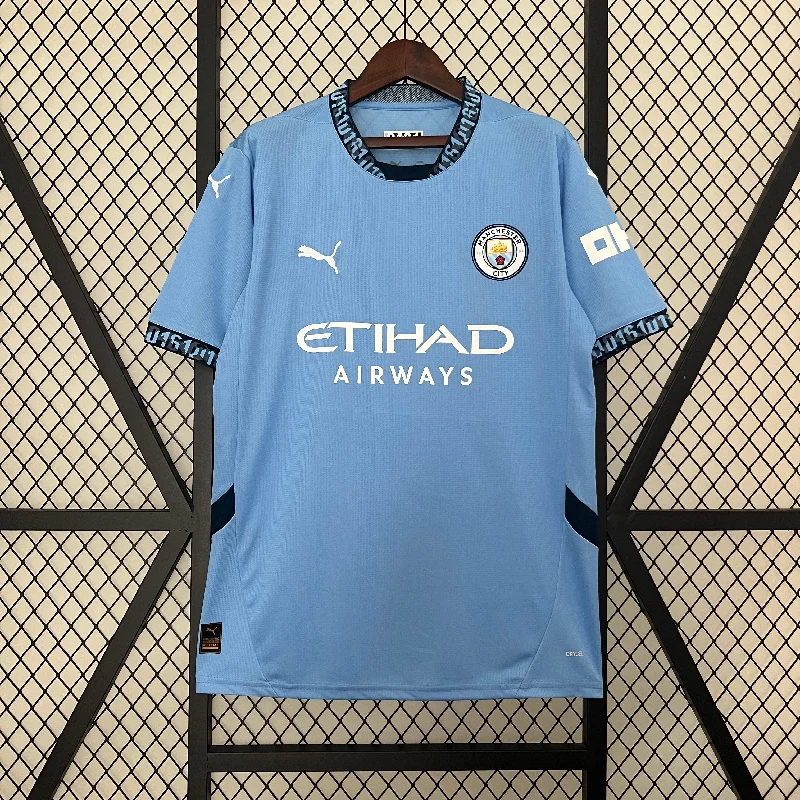 CAMISA LANÇAMENTO DO MANCHESTER CITY 24/25 AZUL