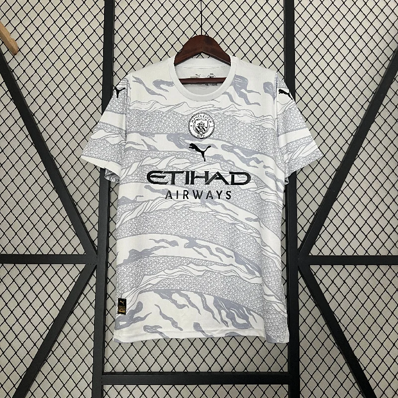 CAMISA LANÇAMENTO DO MANCHESTER CITY 24/25 BRANCO