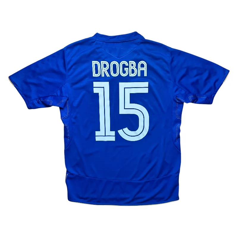 Chelsea 2005-06 Home Shirt (M) Drogba #15