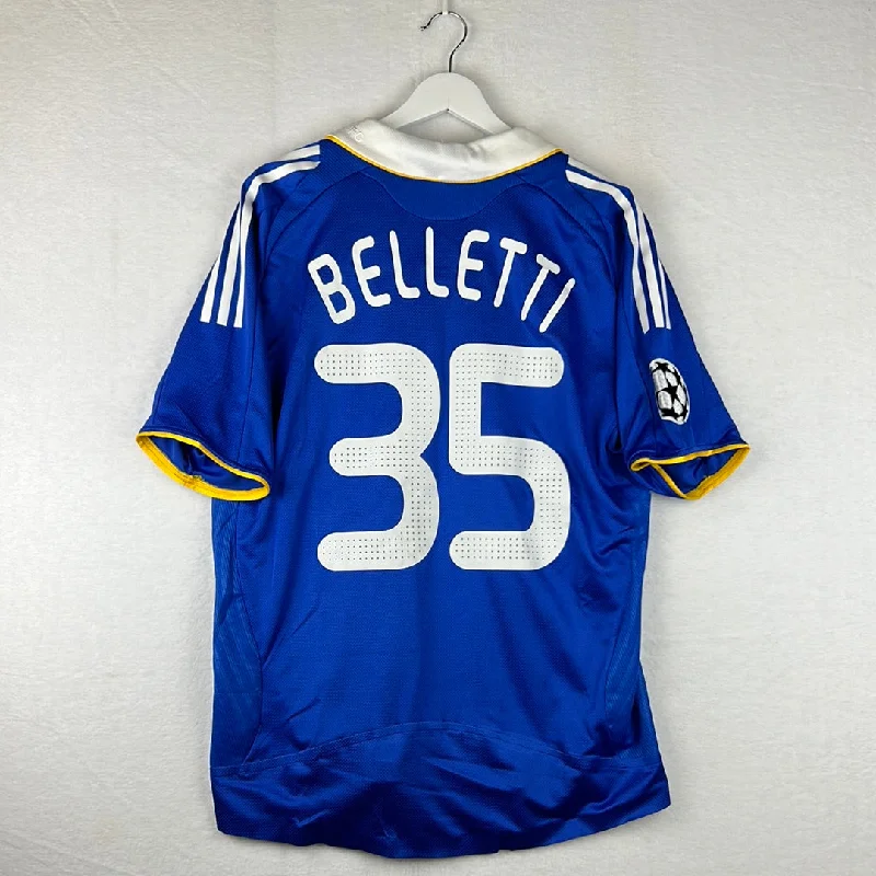 Chelsea 2008/2009 Player Issue Home Shirt - Belletti 35 - Champions League