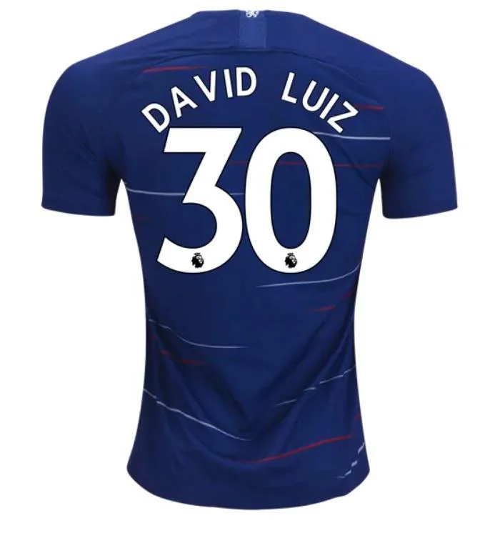 Chelsea David Luiz Home Jersey 2018/19