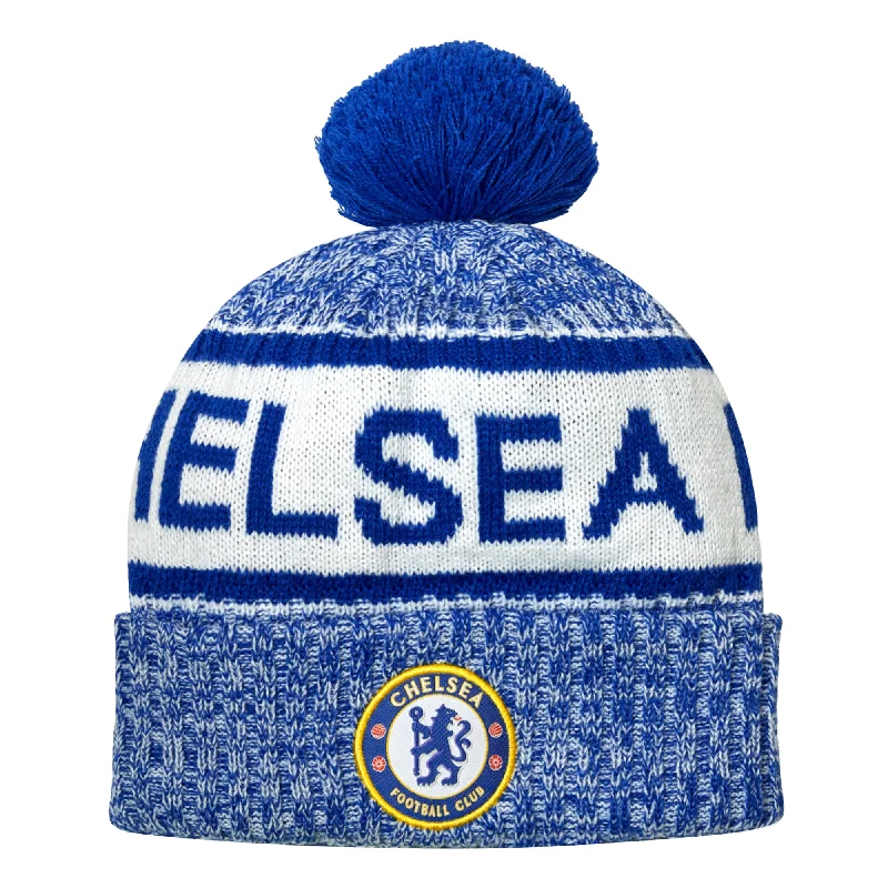 Chelsea FC Premium Soft Knit Pom Beanie