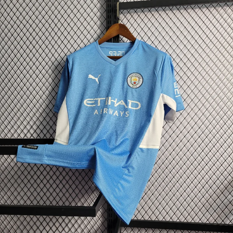 CAMISA DO MANCHESTER CITY 21/22 AZUL TRADICIONAL