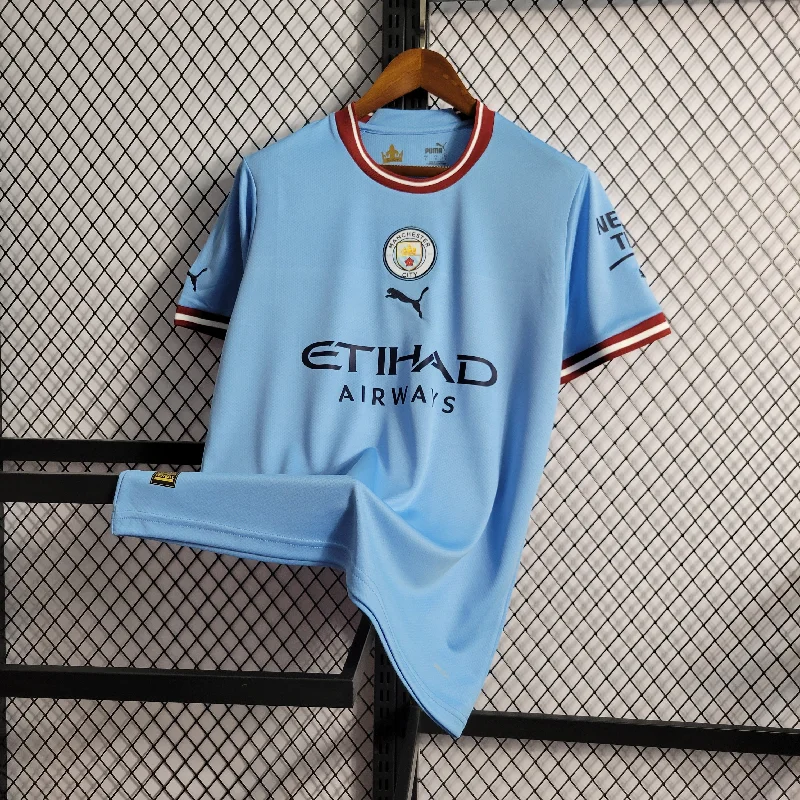 CAMISA DO MANCHESTER CITY 22/23 AZUL TRADICIONAL