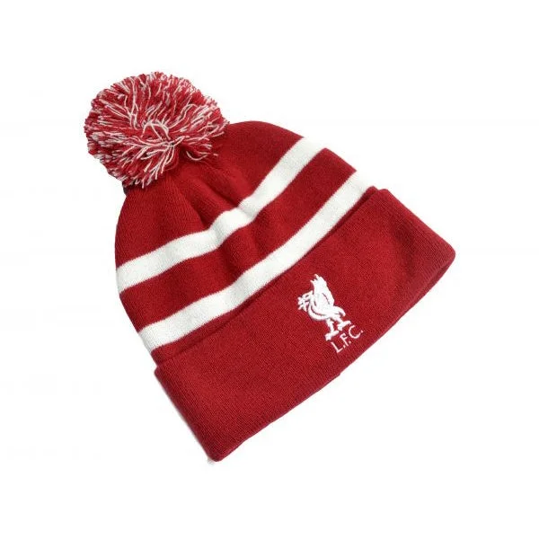 EPL Knit Hat Pom Liverpool (Red)