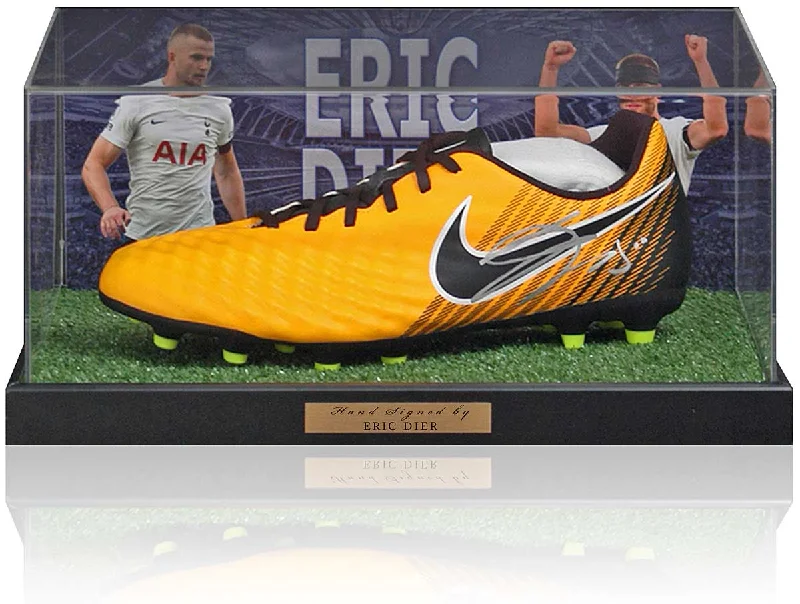 Eric Dier Tottenham Hotspur Hand Signed Football Boot Presentation AFTAL COA