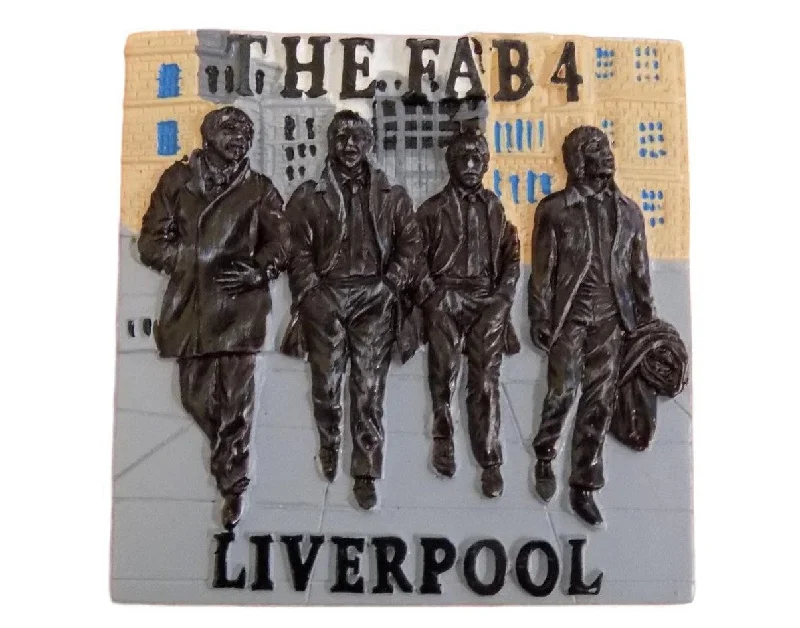 Fab 4 3D Fridge Magnet