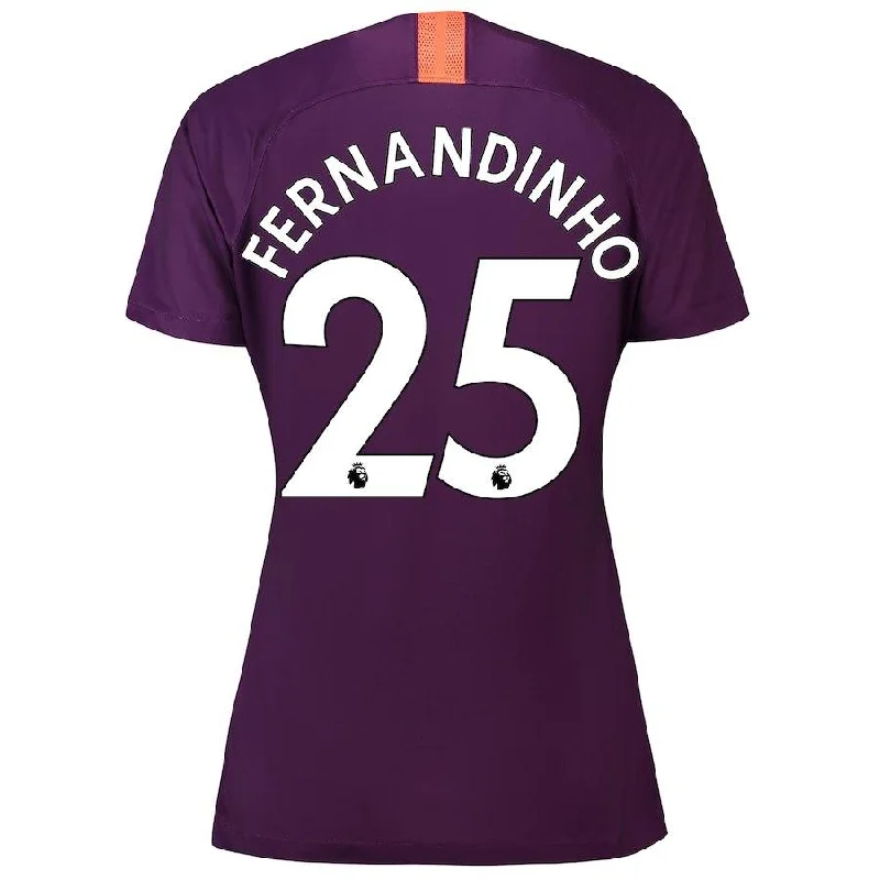 Fernandinho Manchester City Women's 2018/19 Third Player Jersey