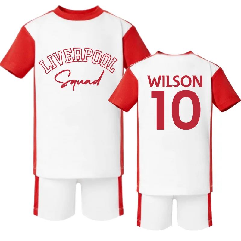 Footeez Liverpool Squad Personalised Team Kit Set