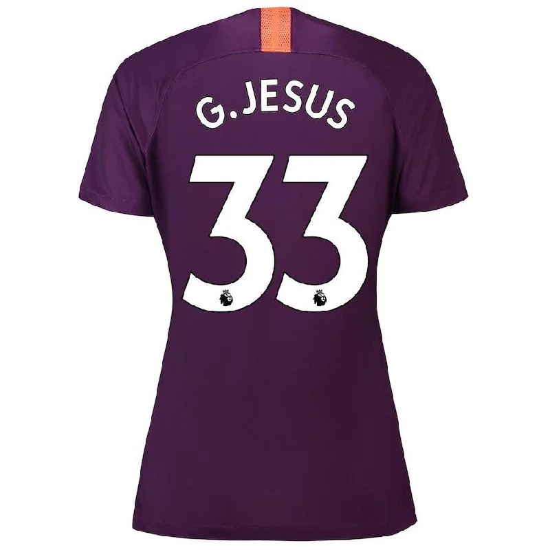 Gabriel Jesus Manchester City Women's 2018/19 Third Jersey