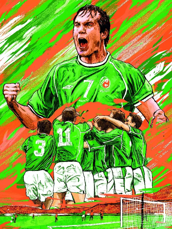 Jason McAteer x Ireland A3 print