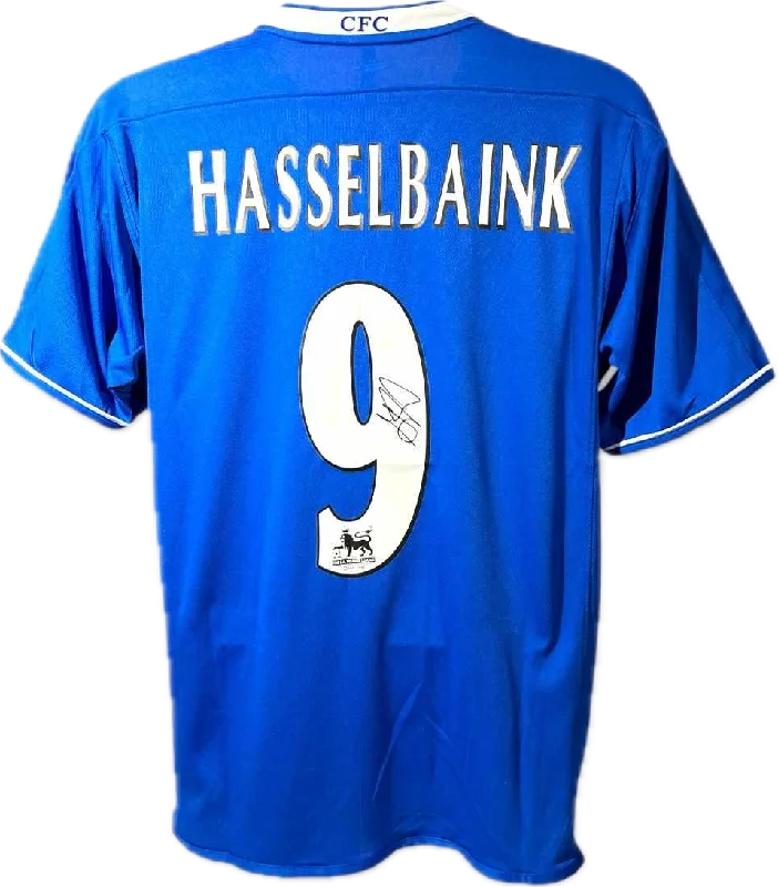 JIMMY FLOYD HASSELBAINK - SIGNERT DRAK MED EKTEHETSBEVIS/COA