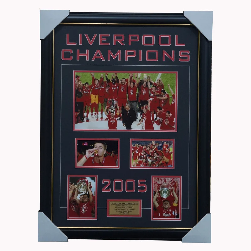 Liverpool 2005 Champions League Photo Collage Framed - 3937