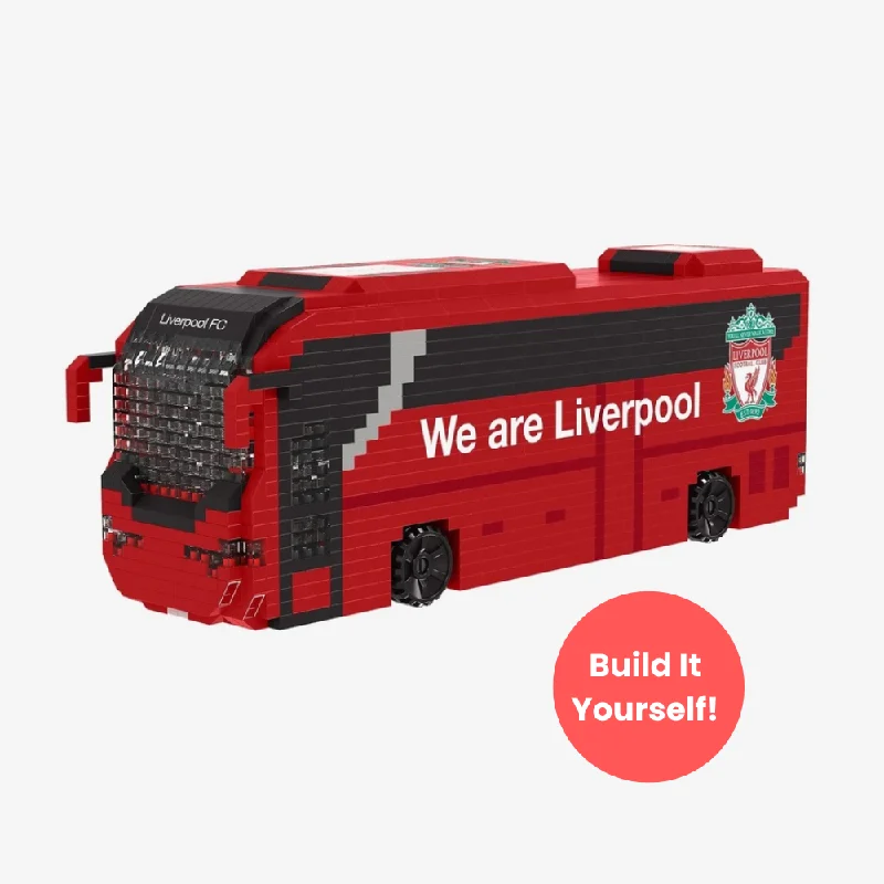 Official Liverpool 3D Brick Construction Team Coach Kit