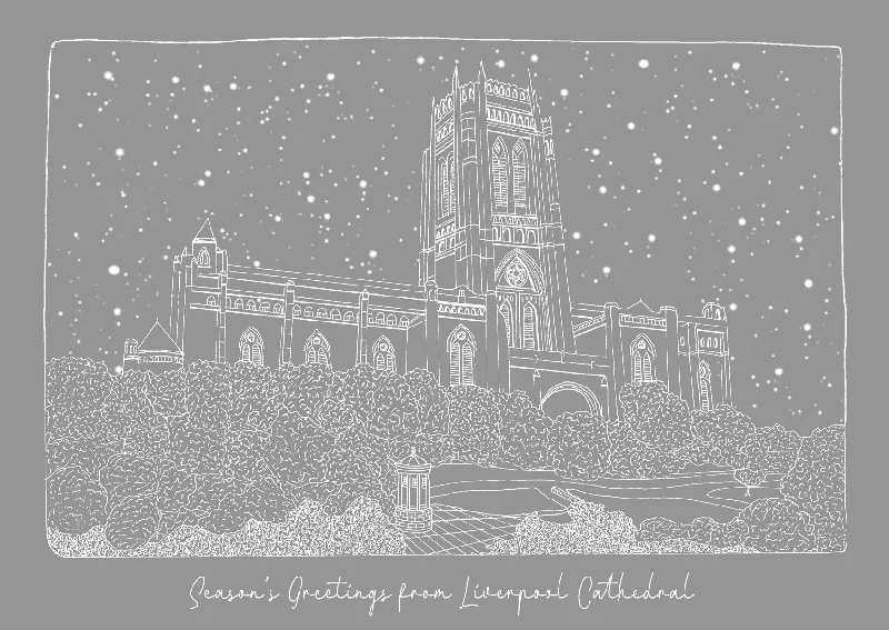 Liverpool Cathedral Christmas Cards - Grace Emily Design Image