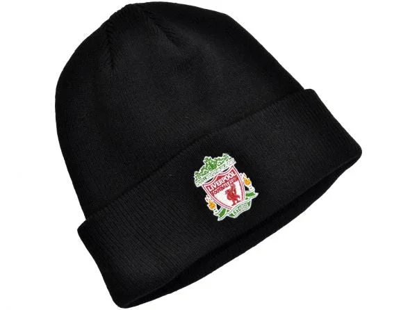 Liverpool FC  Classic Crest Black Turn Up Hat