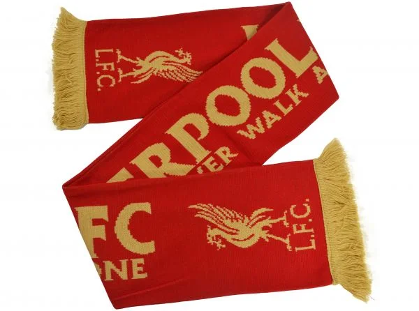 Liverpool FC Gold Crest Scarf