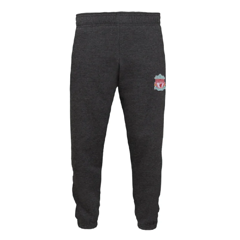 Liverpool FC Official Boys Joggers Grey