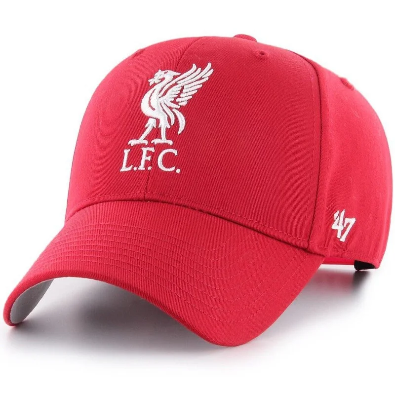 Liverpool FC Red Raised Basic MVP Football Cap Soccer by 47