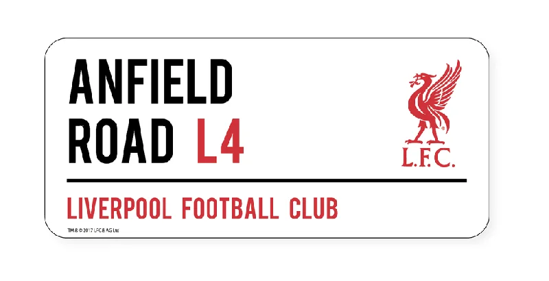 Liverpool Official Stadium Metal Street Sign