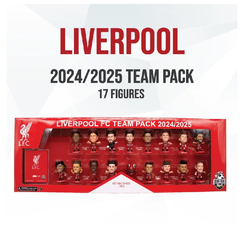 Official Liverpool SoccerStarz 2024/25 Figurine Team Pack