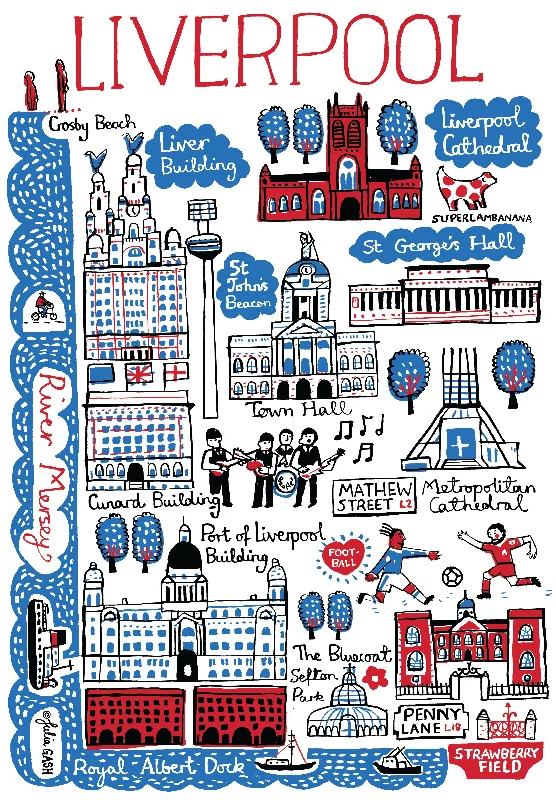 Liverpool - Tea Towel