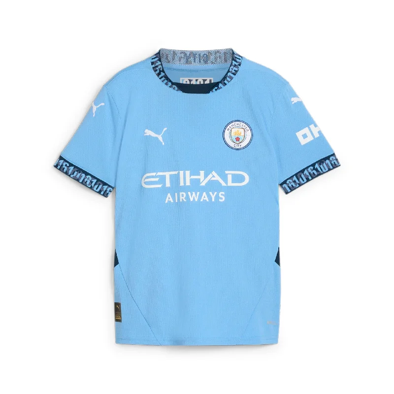 Maillot Manchester City Domicile Junior 2024/25 Bleu