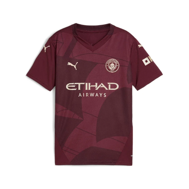 Maillot Manchester City Third Junior 2024/25 Rouge