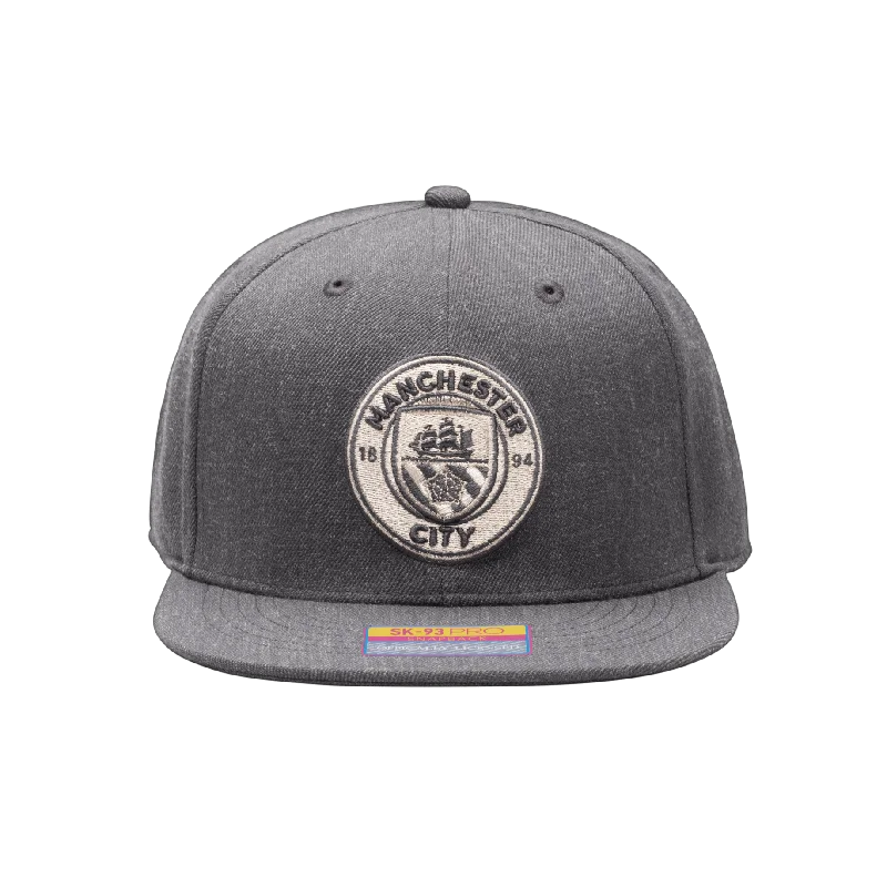 Manchester City Platinum Snapback Hat