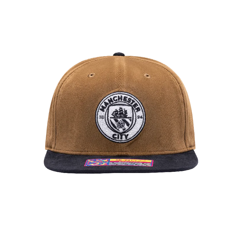 Manchester City Cognac Snapback Hat