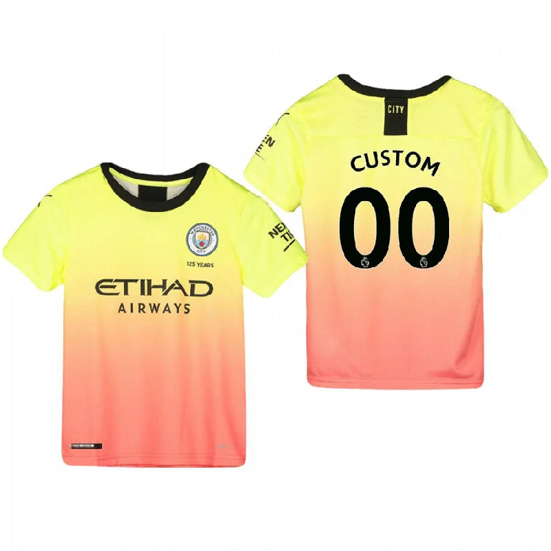 Manchester City Custom Youth 19/20 Third Jersey