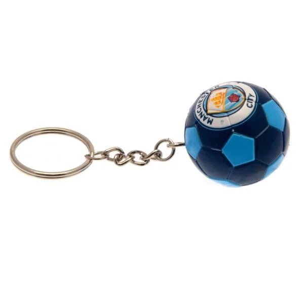 Manchester City FC Football Keyring