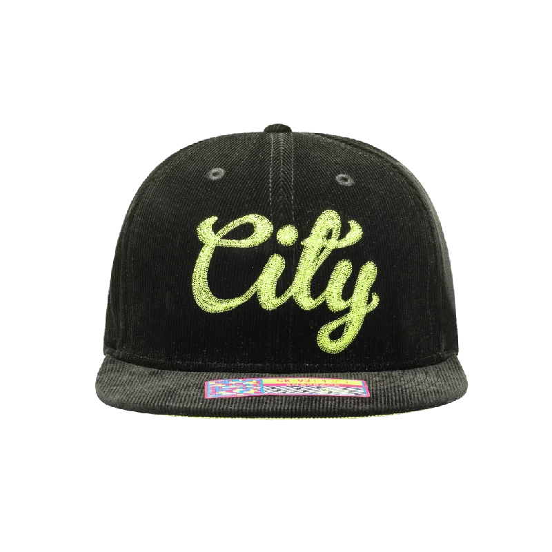 Manchester City Plush Snapback Hat