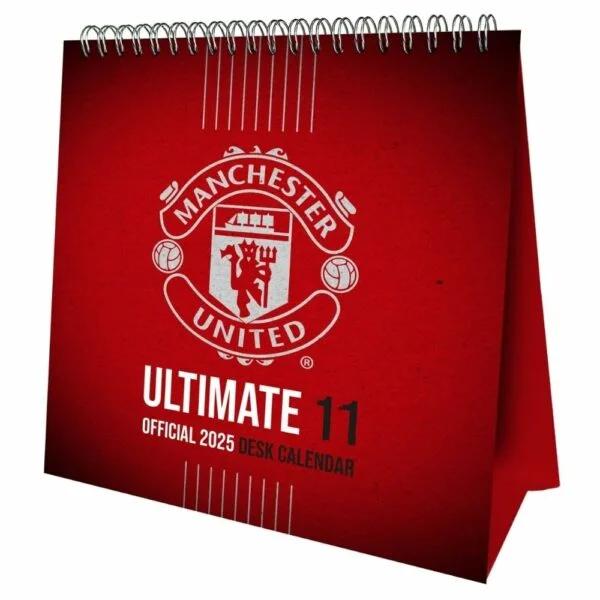 Manchester United FC Desktop Calendar 2025