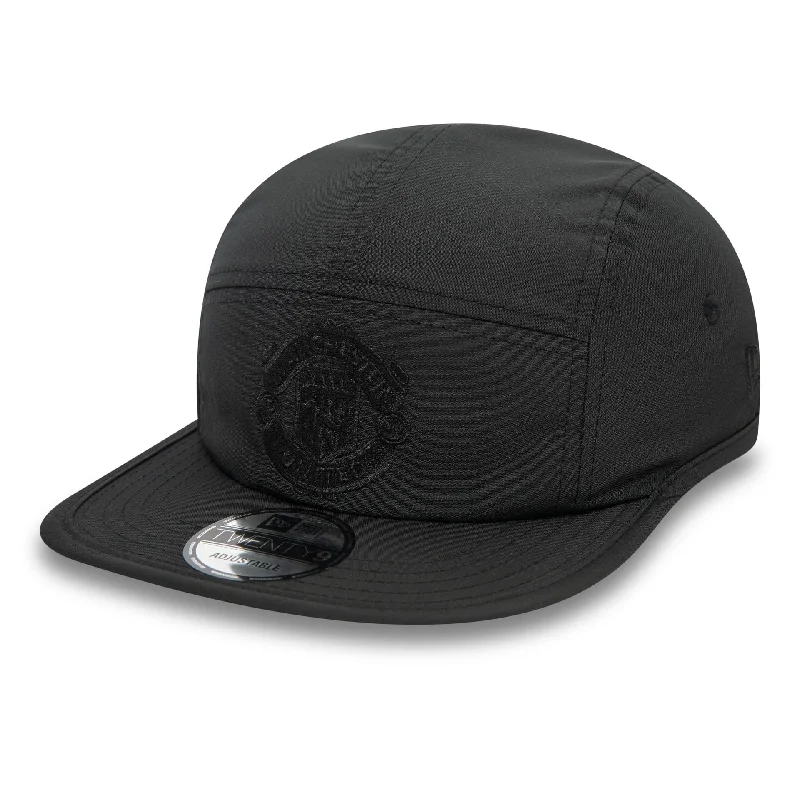 Manchester United FC Featherweight Poly Black TWENTY9 Adjustable Cap