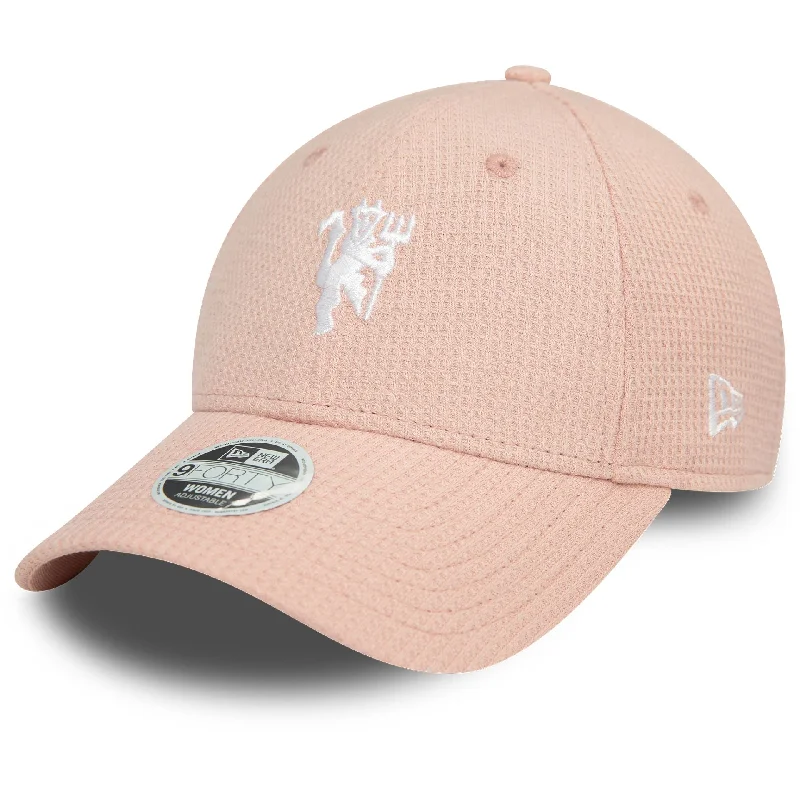 Manchester United FC Womens Jersey Stitch Pastel Pink 9FORTY Adjustable Cap