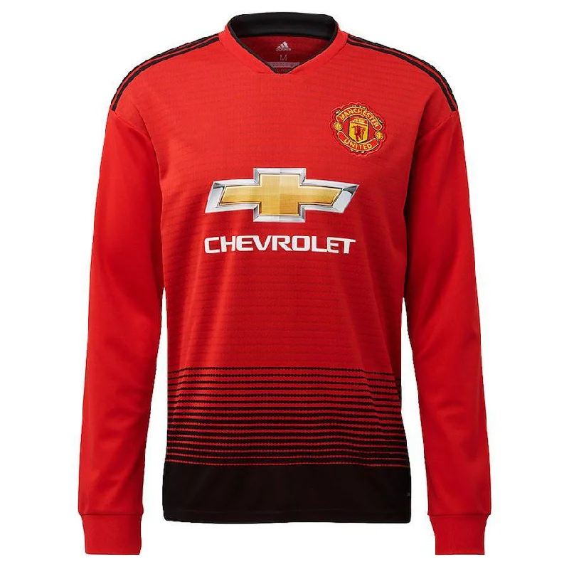 Manchester United Home Long Sleeve Jersey 2018/19