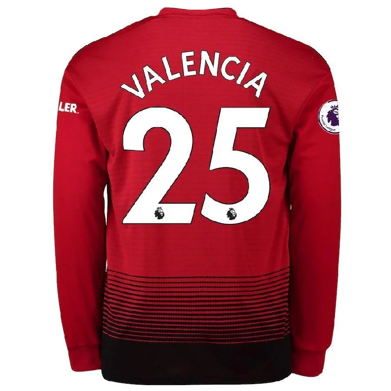 Manchester United Valencia Home Long Sleeve Jersey 2018/19