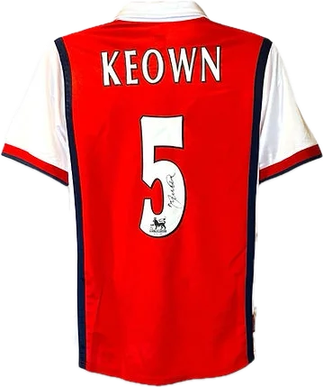 MARTIN KEOWN - SIGNERT DRAKT MED EKTEHETSBEVIS/COA