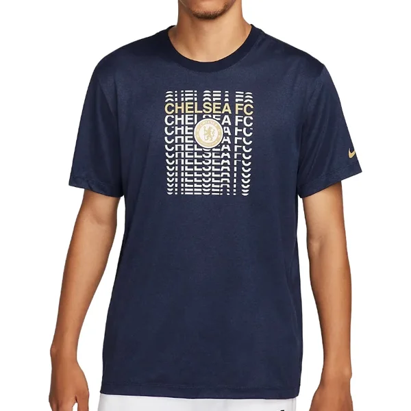 Nike Chelsea Letters T-Shirt 23/24 (Dark Obsidian/College Navy)