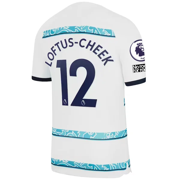 Nike Chelsea Ruben Loftus-Cheek Away Jersey w/ EPL + Club World Cup Patches 22/23 (White/College Navy)